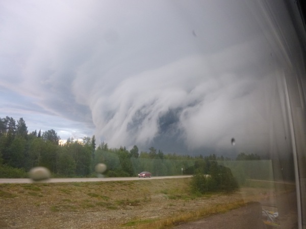 Mauvais temps en Finlande