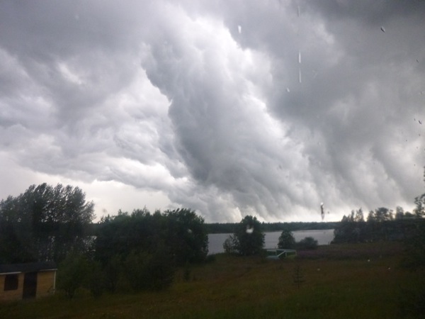 Mauvais temps en Finlande