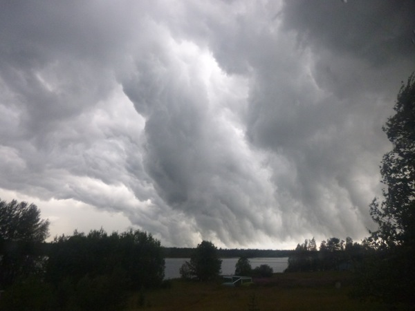 Mauvais temps en Finlande